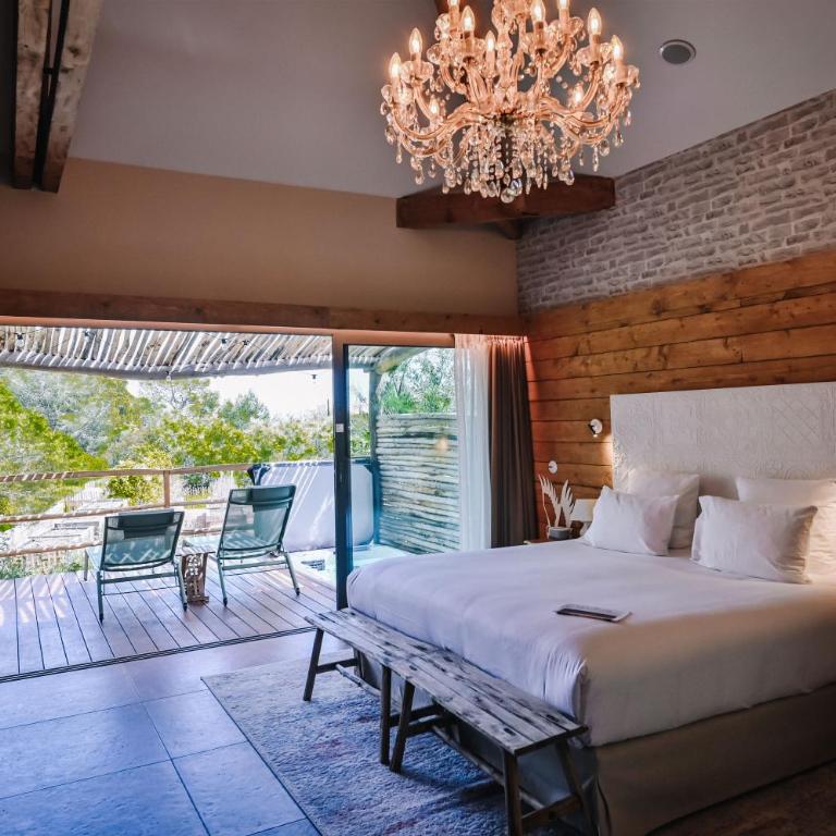 Le Hameau Des Pesquiers Ecolodge & Spa, Curio Collection By Hilton - Chambre Lit King-Size Prestige avec Bain à Remous - 1