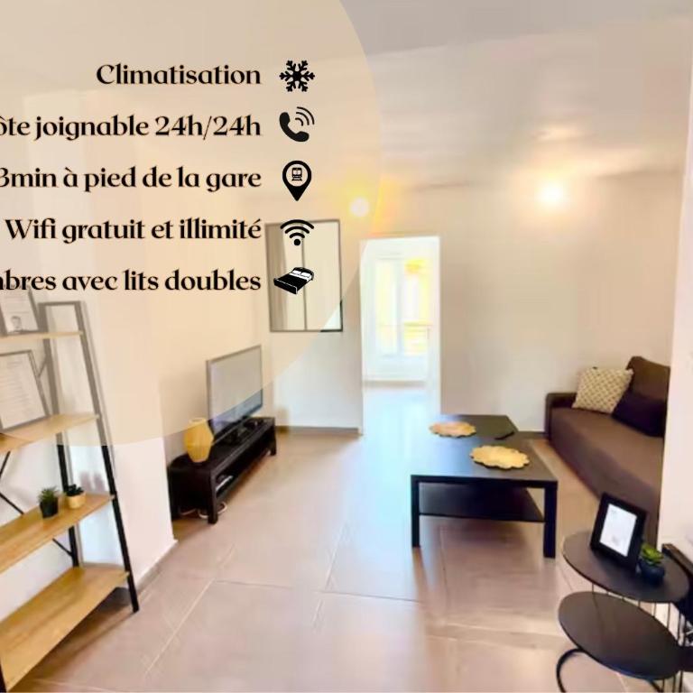 Air-conditioned, sleeps 8, St-Charles, Wi-Fi - Appartement 3 Chambres - 1