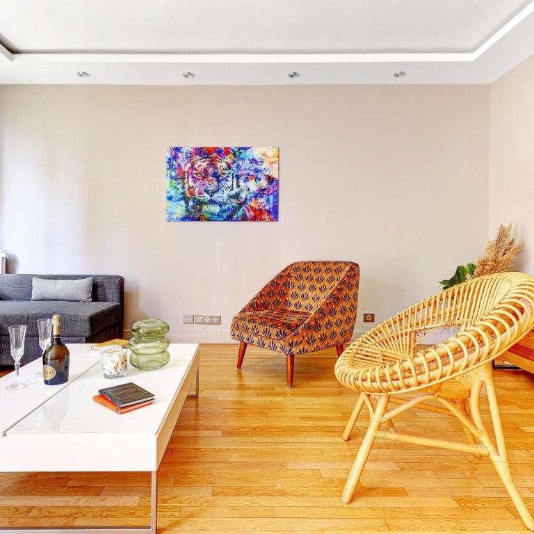 BM-Appartement chic avec terrasse - Champs-Elysees - Apartamento - 5