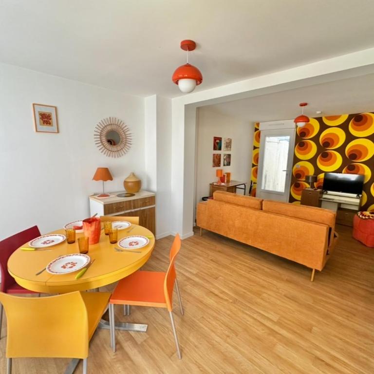 Sheila - RDC à la déco style années 70 avec terrasse à deux pas de la plage - Apartment mit 2 Schlafzimmern und Terrasse - 5