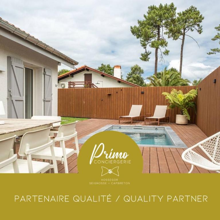 Villa Ravel à Capbreton, piscine et détente - Villa mit 1 Schlafzimmer - 1