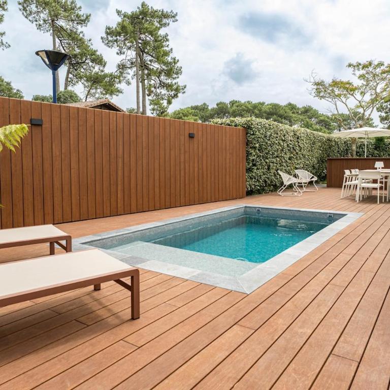Villa Ravel à Capbreton, piscine et détente - Villa mit 1 Schlafzimmer - 11
