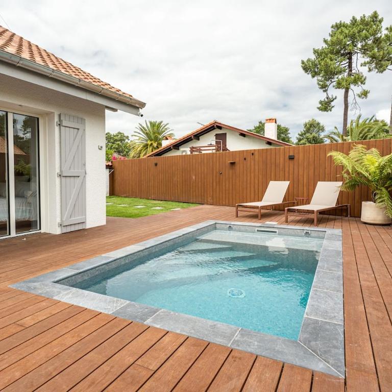 Villa Ravel à Capbreton, piscine et détente - Villa mit 1 Schlafzimmer - 28