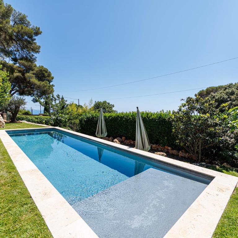 LA TURBIE - Villa 3 chambres avec piscine et vue mer - Proche Monaco - Villa avec Piscine Privée - 4