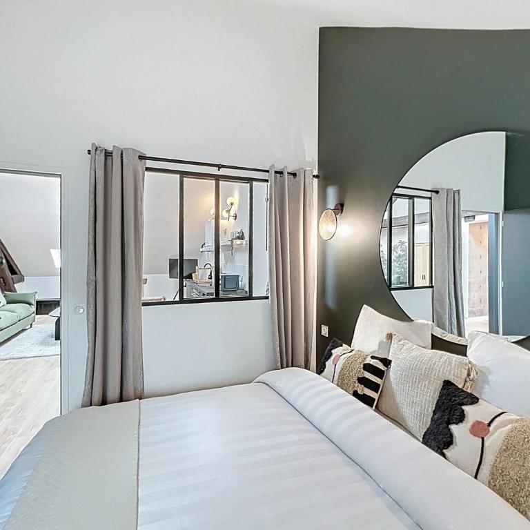 Jungle - Appartement - Cathédrale 4 min - Centre - Reims - Apartment mit 1 Schlafzimmer - 24