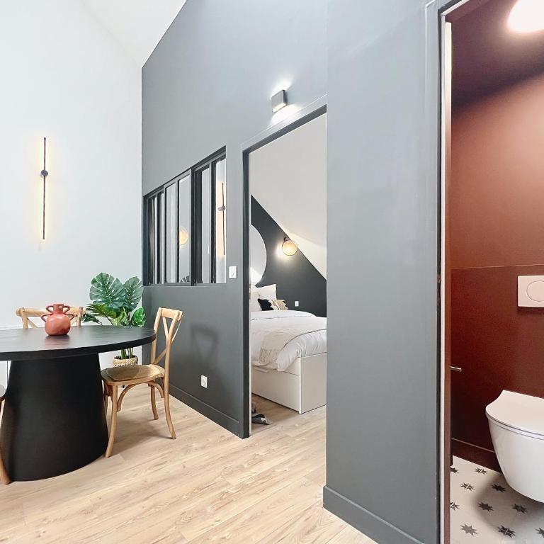 Jungle - Appartement - Cathédrale 4 min - Centre - Reims - Apartment mit 1 Schlafzimmer - 7