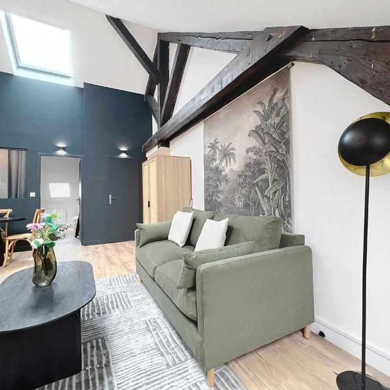 Jungle - Appartement - Cathédrale 4 min - Centre - Reims - Apartment mit 1 Schlafzimmer - 27