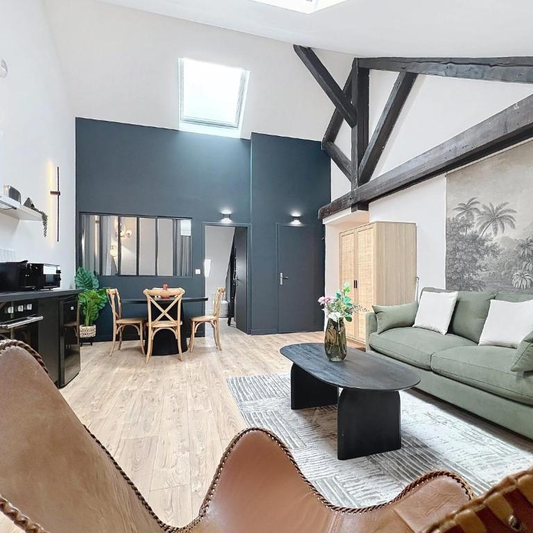 Jungle - Appartement - Cathédrale 4 min - Centre - Reims - Apartment mit 1 Schlafzimmer - 2