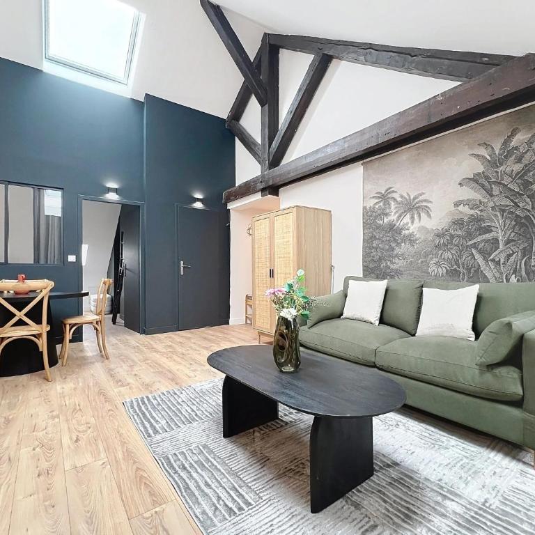 Jungle - Appartement - Cathédrale 4 min - Centre - Reims - Apartment mit 1 Schlafzimmer - 28