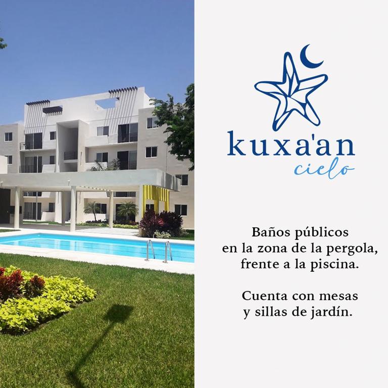 Kuxaan Cielo Terraza privada y comodidad a pocos minutos de la playa - Three-Bedroom Apartment - 46