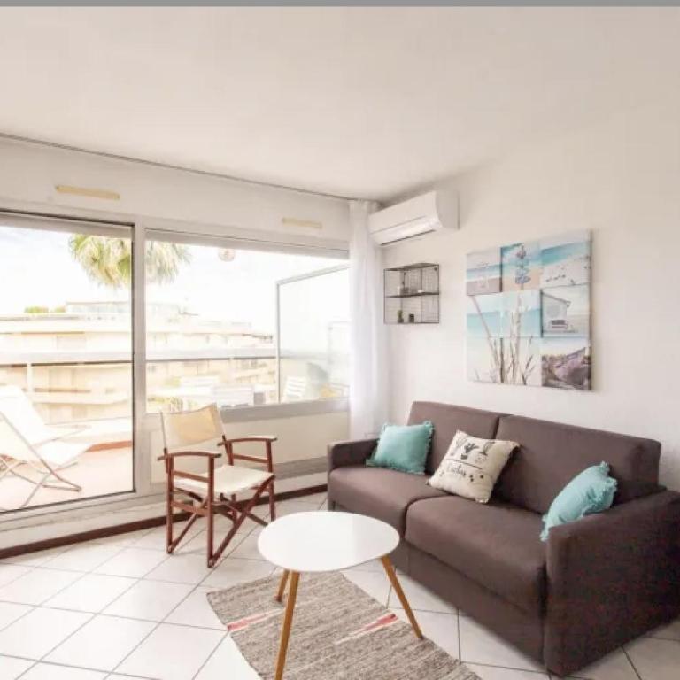 CANELLE- Beau 2p,tout confort, vue mer, piscine - Appartamento con 1 Camera da Letto - 7