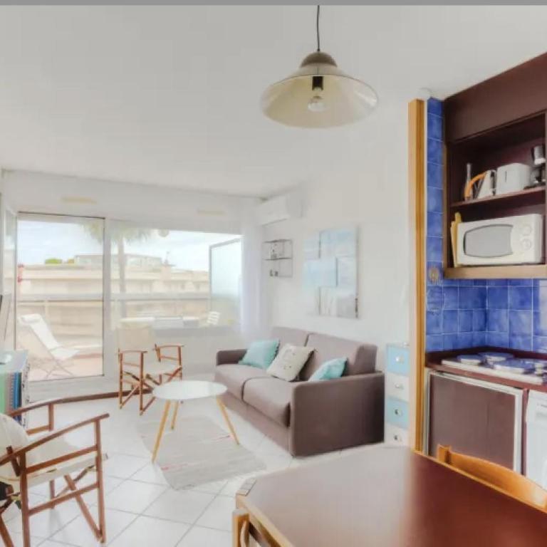 CANELLE- Beau 2p,tout confort, vue mer, piscine - Appartamento con 1 Camera da Letto - 13
