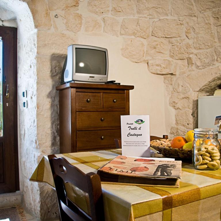 Trulli Il Castagno - Casa Trullo con 2 Camere da Letto e Vista Giardino - 6