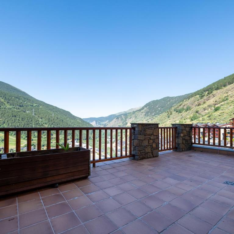 Barthe Holidays I Apartamento rústico en El Tarter 6PAX I Gran terraza con vistas al valle, ideal para familias o grupo, Parking I Rossinyol - Apartment mit 2 Schlafzimmern - 30