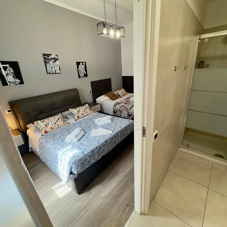 Gate 40 Roma - Quadruple Room with Private Bathroom - 2
