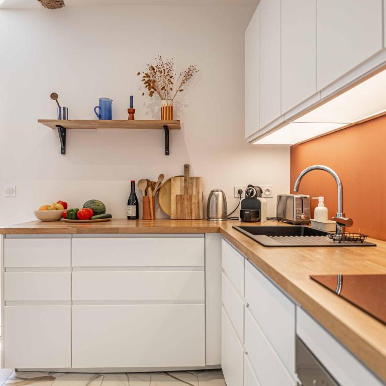 L'EMERAUDE duplex confortable au cœur de Cannes, proche plage du Midi et Palais - Appartement 2 Chambres - 6