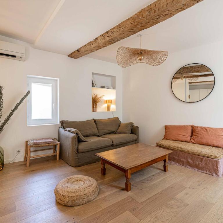 L'EMERAUDE duplex confortable au cœur de Cannes, proche plage du Midi et Palais - Appartement 2 Chambres - 1