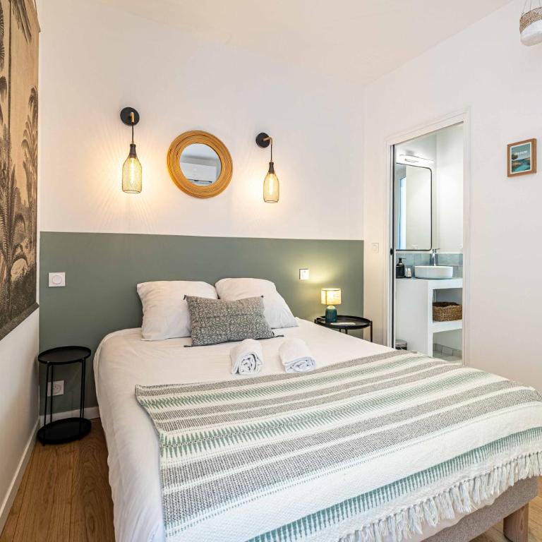 L'EMERAUDE duplex confortable au cœur de Cannes, proche plage du Midi et Palais - Appartement 2 Chambres - 14