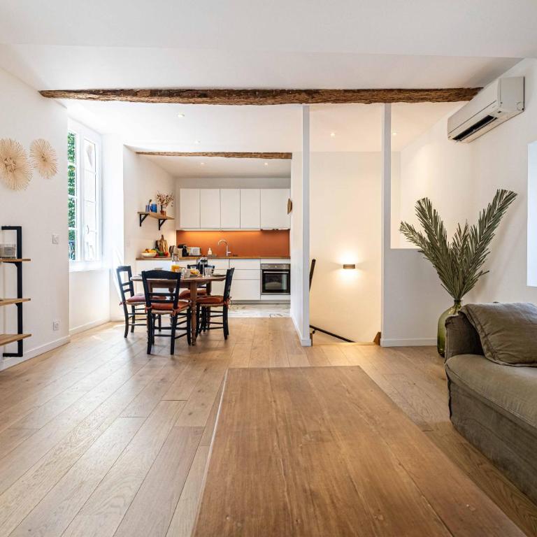 L'EMERAUDE duplex confortable au cœur de Cannes, proche plage du Midi et Palais - Appartement 2 Chambres - 4
