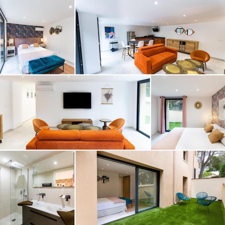 Appart Hotel 2 Chambres - cuisine - parking - Apartment - 20