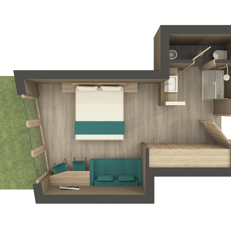 Soleil Alpine Lifestyle Hotel - Camera Quadrupla con Giardino Privato - 2