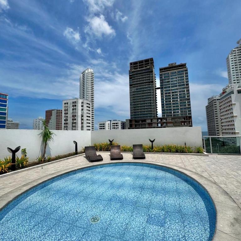 Apartamento con hermosa vista en Bocagrande - One-Bedroom Apartment - 1