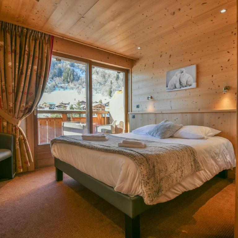 Hotel les Flocons - Doppelzimmer mit Bergblick - 12