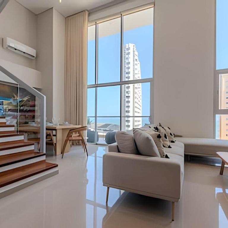 Doble altura y lujoso apto vista al mar - Apartamento de 2 dormitorios - Frente al océano - 3