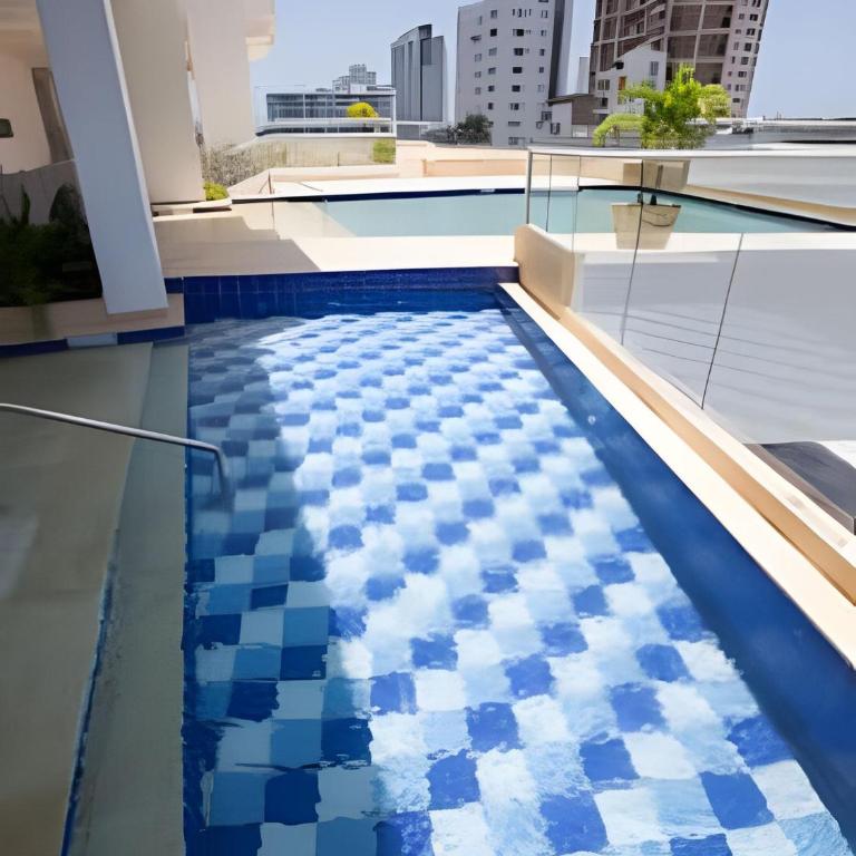 Doble altura y lujoso apto vista al mar - Apartamento de 2 dormitorios - Frente al océano - 42