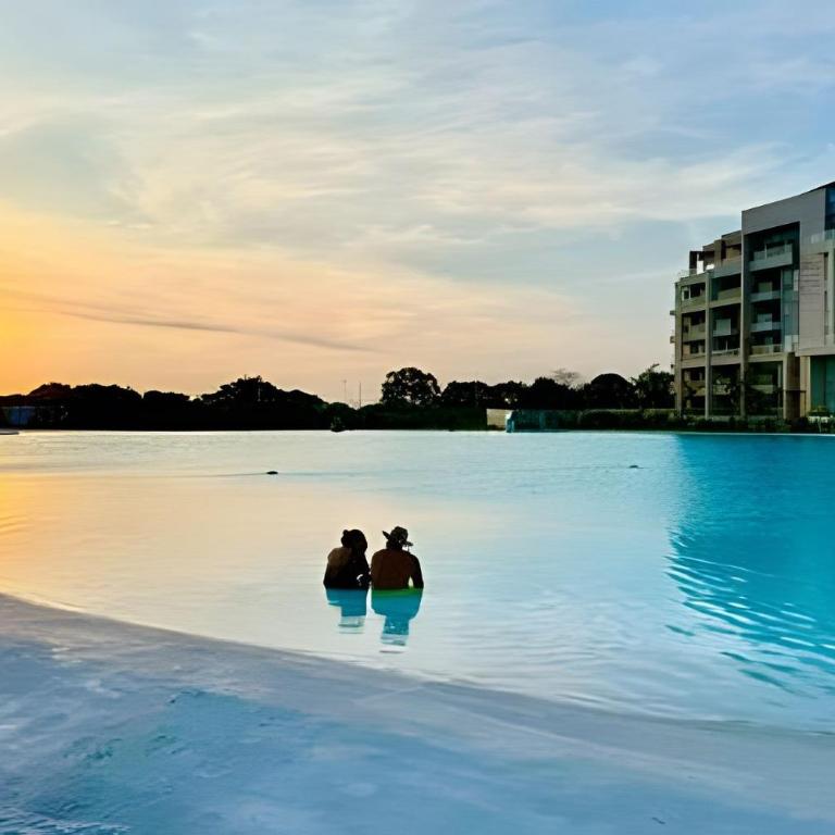Espectacular vista a laguna de Kristal / 1 alcoba - Apartamento Deluxe de 1 dormitorio - 33