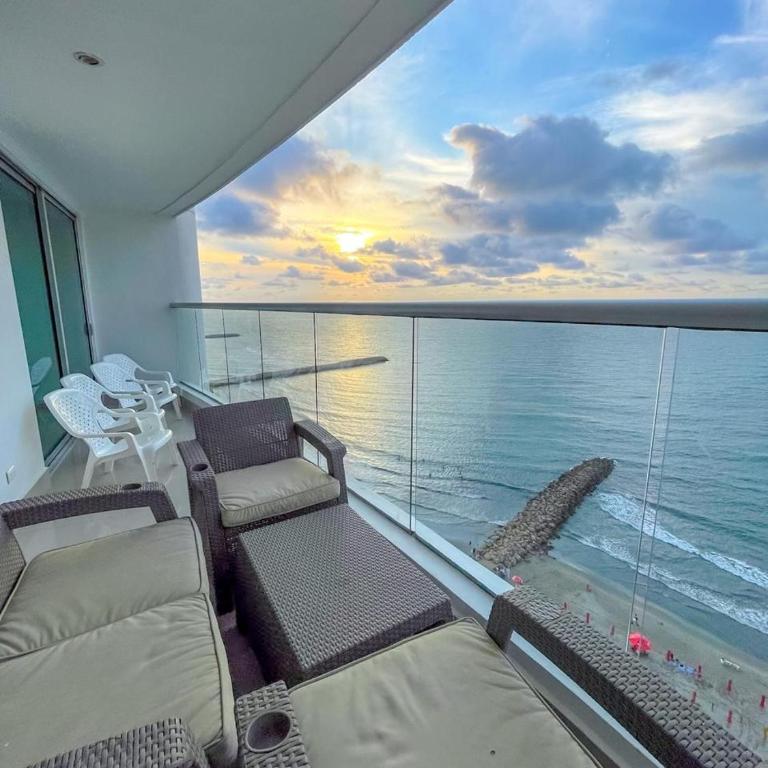 Amanecer frente al mar azul - Descanso 16 - Apartamento de 2 dormitorios - 35