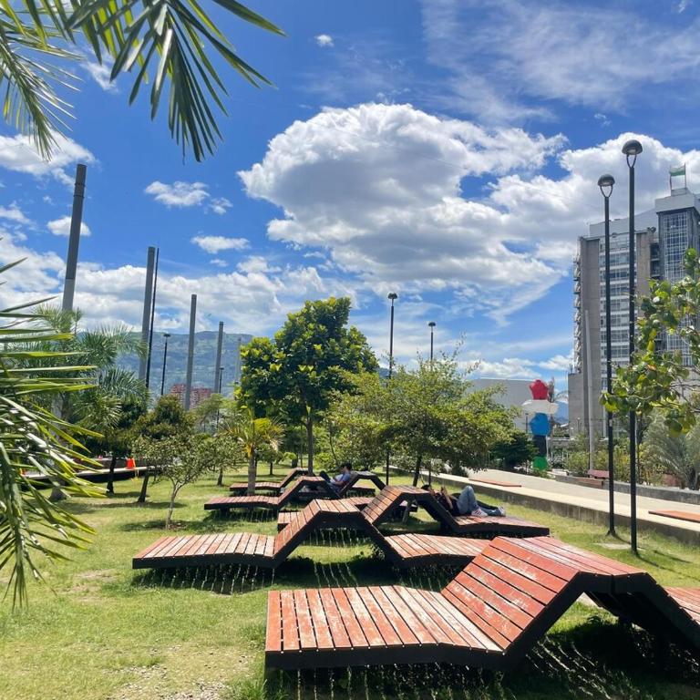 Laureles Loft con terraza privada cerca Parques Del Río - One-Bedroom Apartment - 11