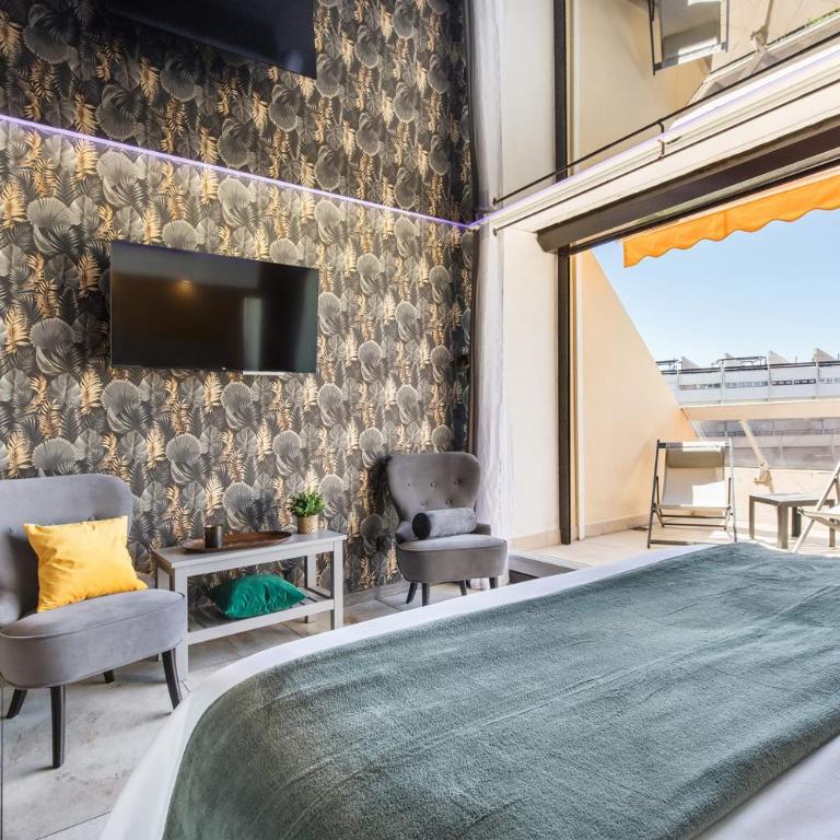 Helioamour Renovated apartment with terrace in Héliopolis Naturist Village - Apartment - 6