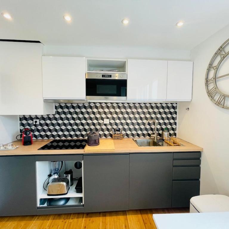 T2 cosy jardin et lit king size dans Toulouse - One-Bedroom Apartment - 10