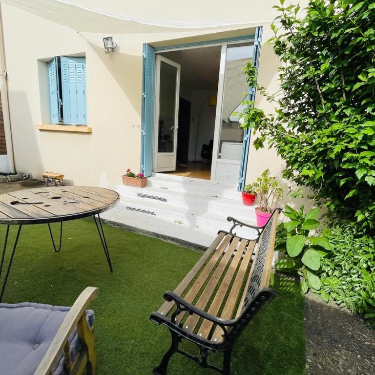 T2 cosy jardin et lit king size dans Toulouse - One-Bedroom Apartment - 14