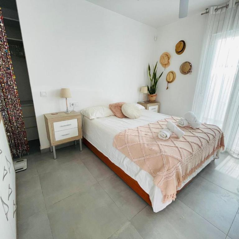 Calpe bungalow adosado piscina jardin barbacoa aire centrico moderno - Casa con 1 dormitorio - 5