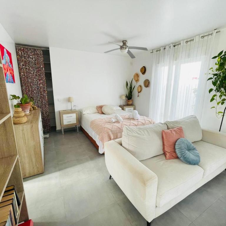 Calpe bungalow adosado piscina jardin barbacoa aire centrico moderno - Casa con 1 dormitorio - 6