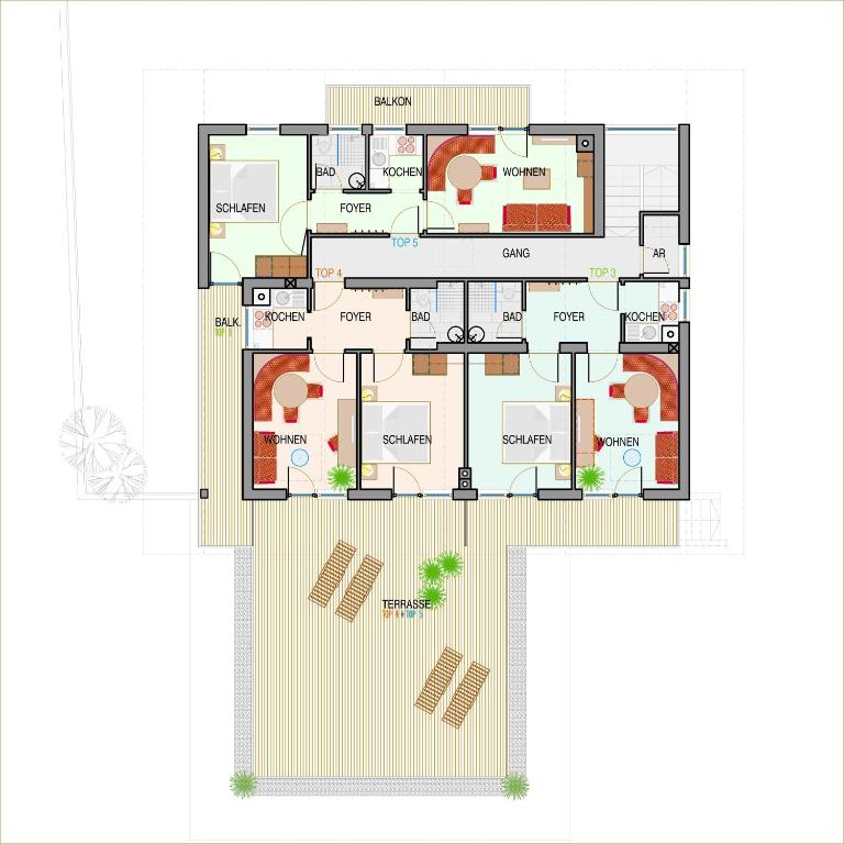 Ferienhaus Irene - Apartment mit 1 Schlafzimmer und Terrasse - 7