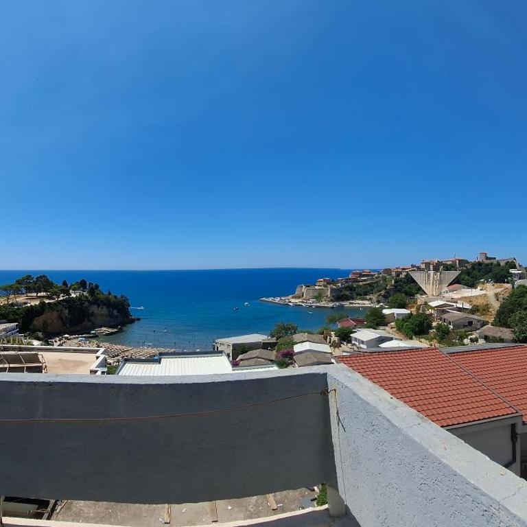 Marko Apartments - Dvokrevetna Soba sa Bračnim Krevetom i Pogledom na More - 1