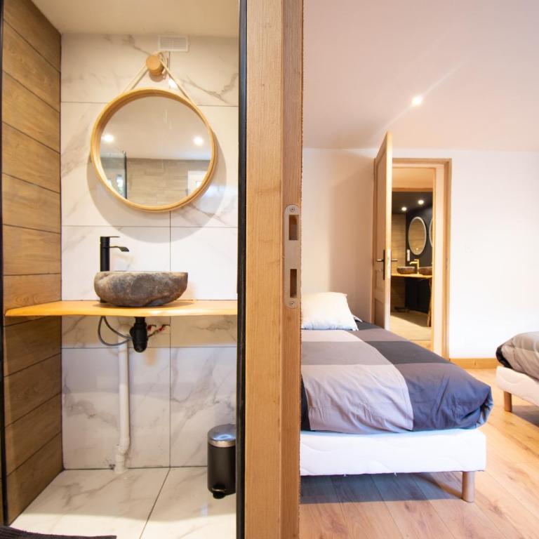 Le Paisible I 12 personnes & Vue sur l'Alpe D'Huez - Maison 5 Chambres - 35