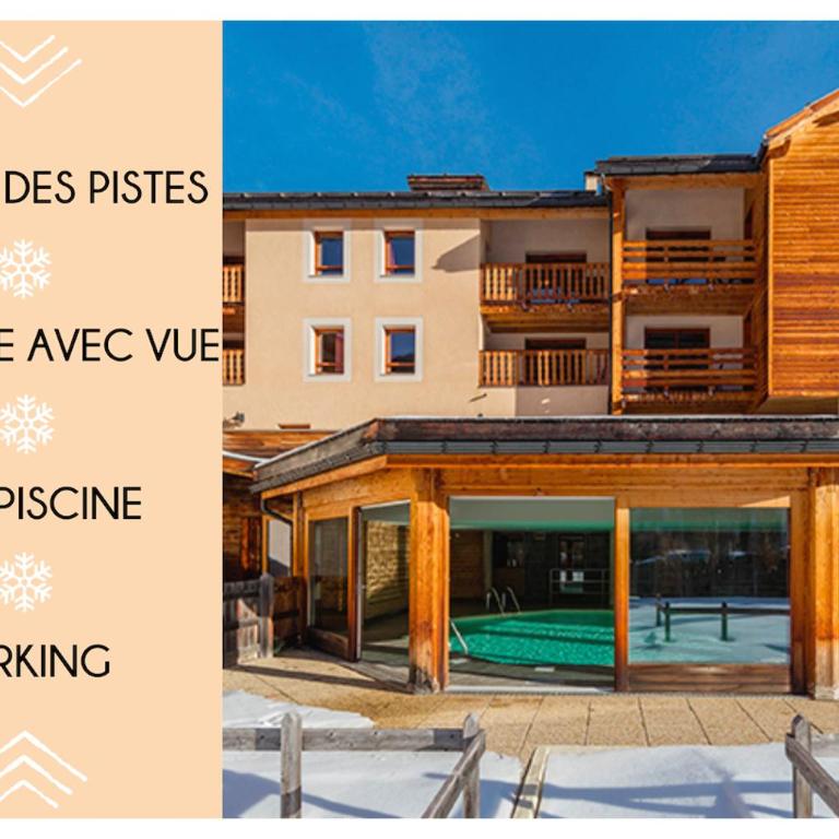 Appartement familial Abries - Jacuzzi et piscine - Pied des pistes - Appartement 2 Chambres - 1