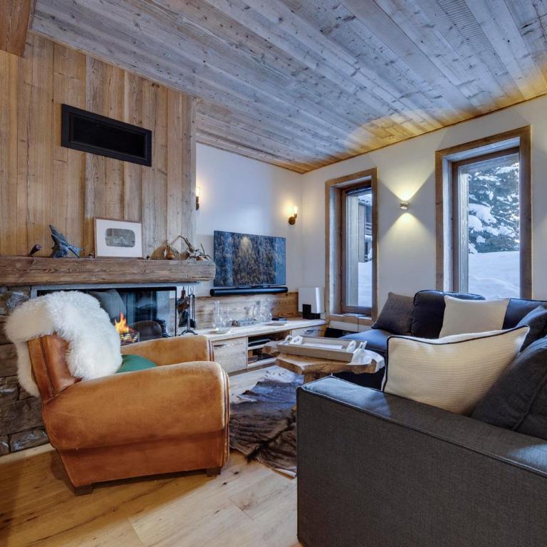 Superbe duplex 68m² avec cheminée, 2 chambres, parking intérieur, et services inclus à Val d'Isère - FR-1-567-46 - Appartement (5 Adultes) - 2