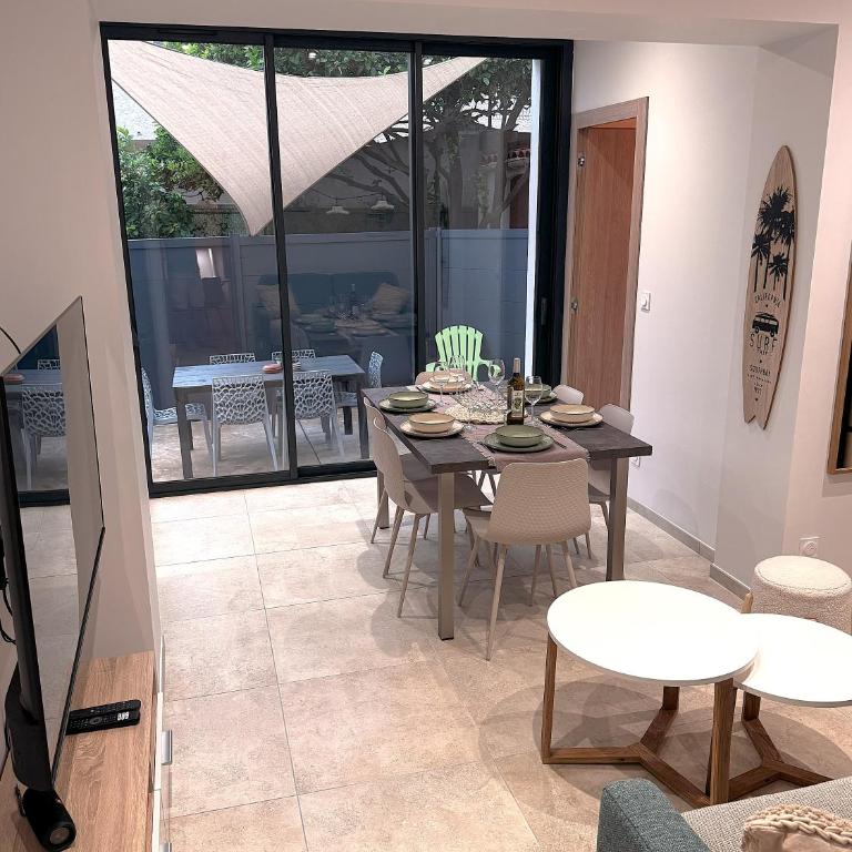 Hébergement de Standing à la Mer avec extérieur - Two-Bedroom House - 4