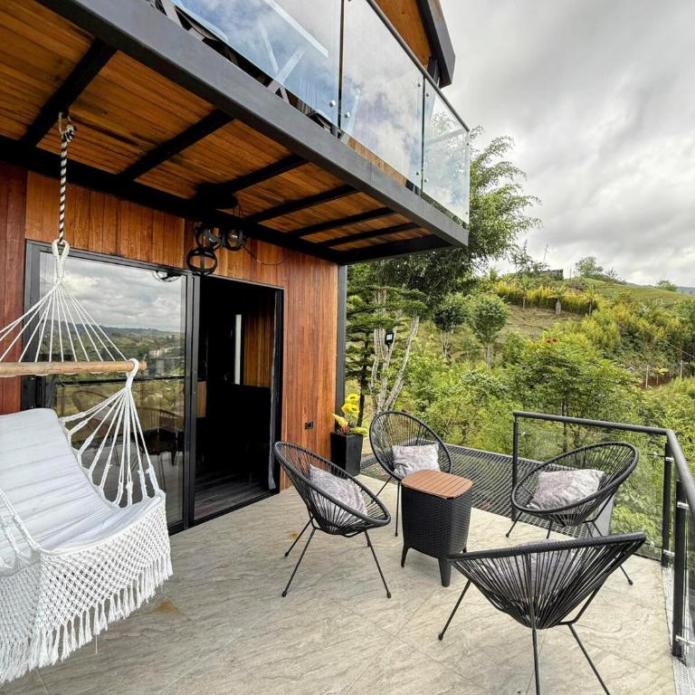 Cabaña con jacuzzi y vista al embalse - Ocasia - One-Bedroom Apartment - 11