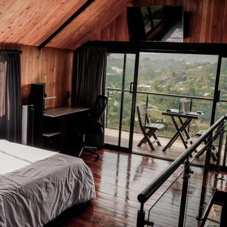 Cabaña con jacuzzi y vista al embalse - Ocasia - One-Bedroom Apartment - 14