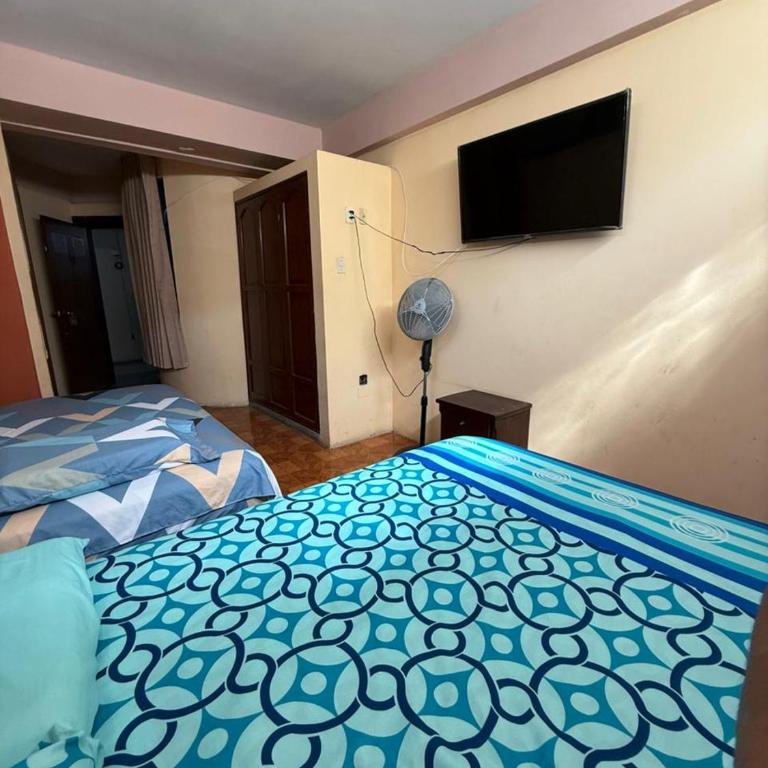 Hostal Muchik - Habitación Doble - 2 camas dobles - 1