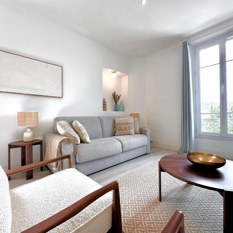 Superbe 3 pieces - 6 pers - Clim - Jardin - Apercu mer - Apartamento de 2 dormitorios - 6