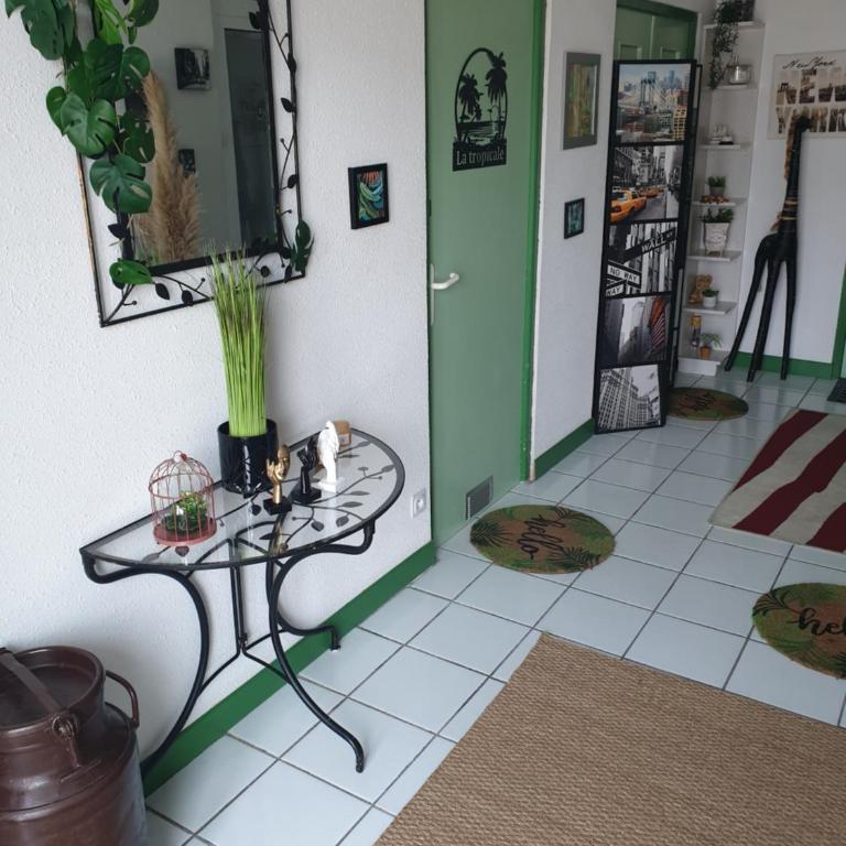 La Tropicale, studio climatisé avec parking, Proche Cité médiévale - Apartment mit 1 Schlafzimmer - 16