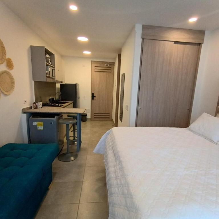 Loft moderno con vista al mar y a la sierra, playa a 2 min y 4 piscinas para disfrutar en tu estadía - One-Bedroom Apartment - 8