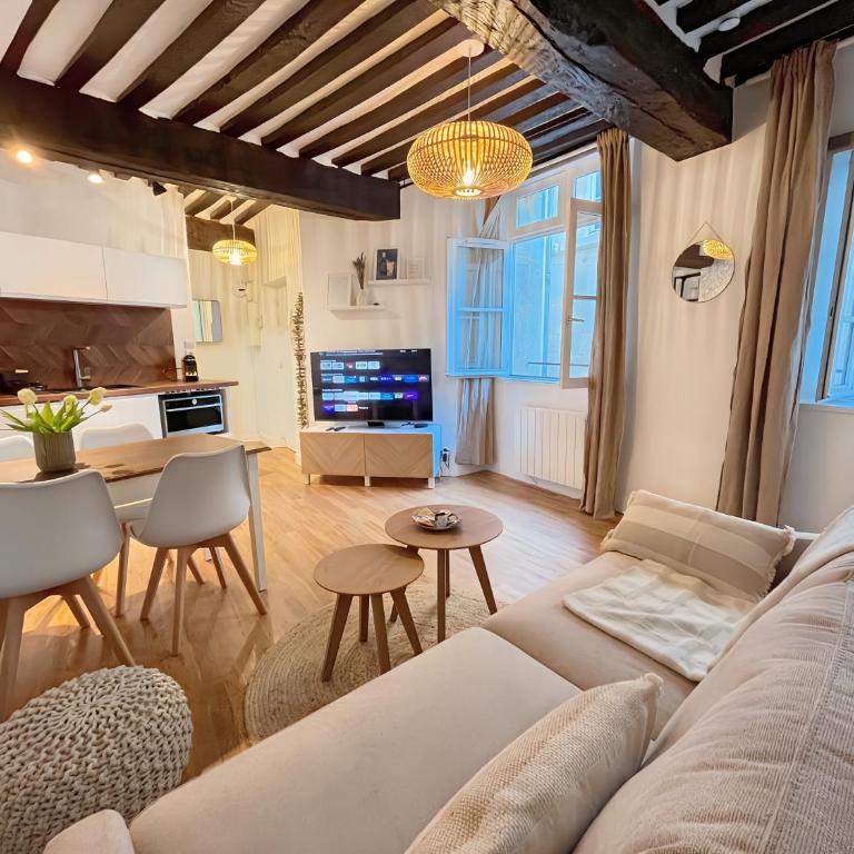 Cœur de Caen, charme ancien & confort moderne - Apartment mit 1 Schlafzimmer - 4